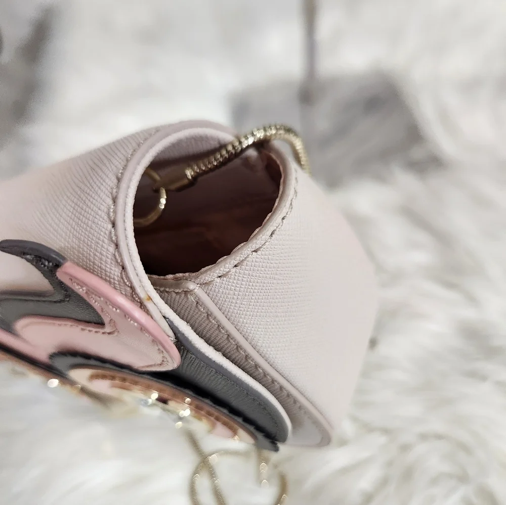 🤍▪️Kate Spade▪️Blaze A Trail Crystal Eye Owl Mini Crossbody or clutch ✨️🦉